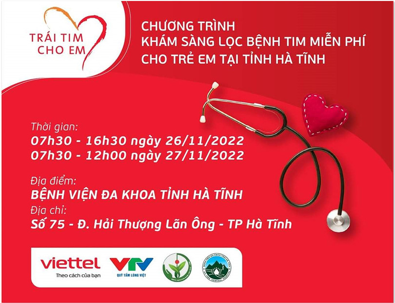 Chương trình “Trái tim cho em” về với Hà Tĩnh