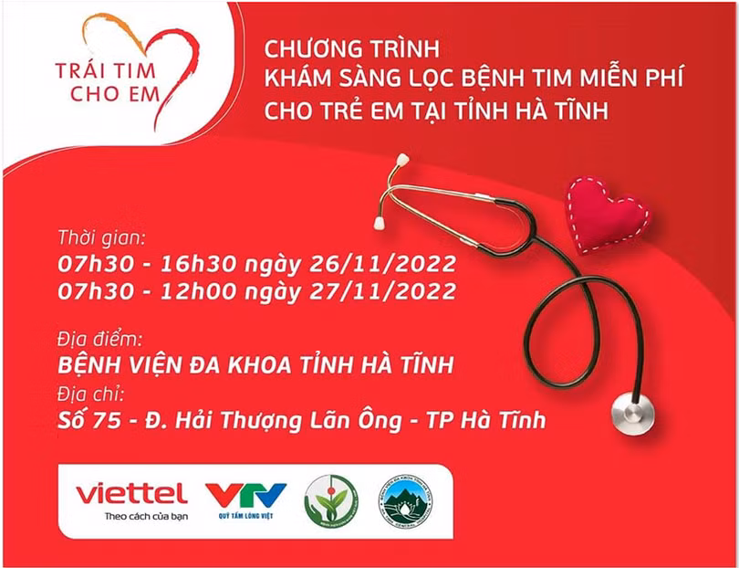 Chương trình “Trái tim cho em” về với Hà Tĩnh