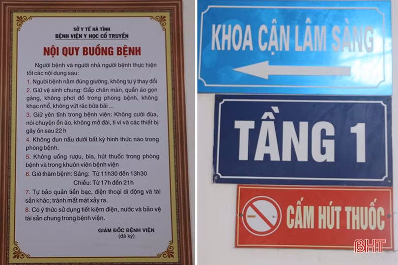 Xây dựng môi trường không khói thuốc lá ở Bệnh viện Y học cổ truyền