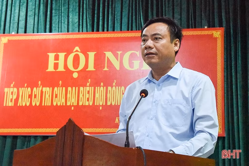 Đại biểu Quốc hội, HĐND tỉnh tiếp xúc cử tri huyện Kỳ Anh, Thạch Hà