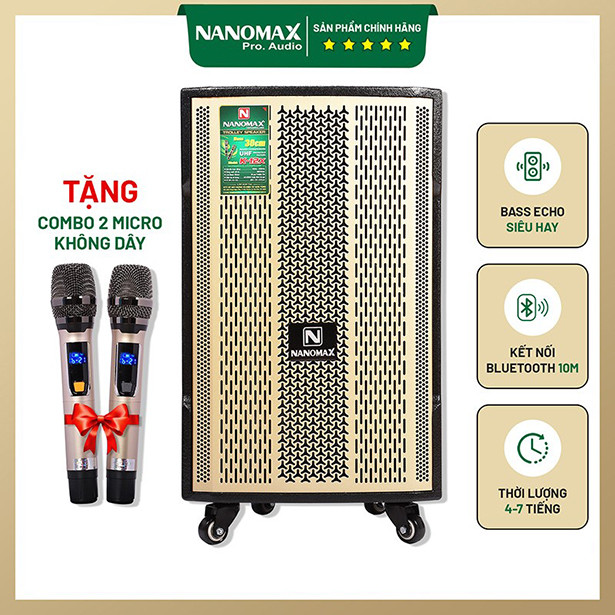 Loa kéo Nanomax – Thiết bị mang thế giới âm thanh vào ngôi nhà của bạn