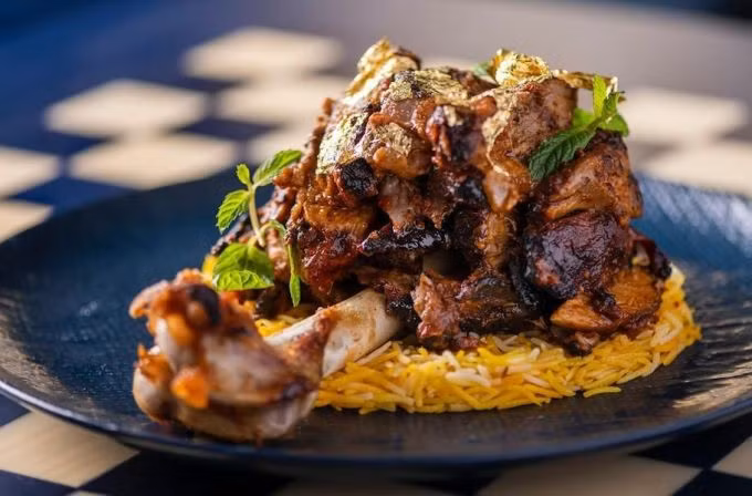 Những món ăn dát vàng ở Qatar