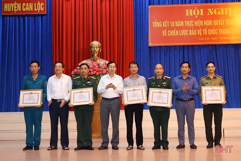 Tiếp tục quán triệt, thực hiện nghiêm túc công tác quân sự, quốc phòng trên địa bàn Can Lộc