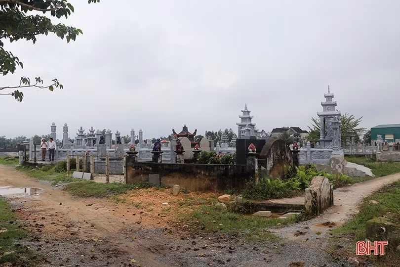 Nhiều thôn ở Can Lộc có tỷ lệ hỏa táng cho người đã khuất gần 100%