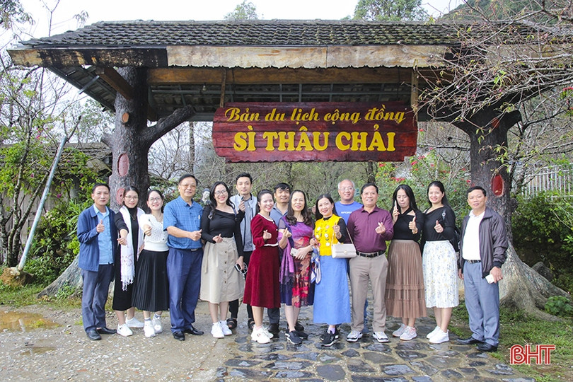 Hà Tĩnh tham quan, học hỏi mô hình du lịch cộng đồng ở các tỉnh Tây Bắc