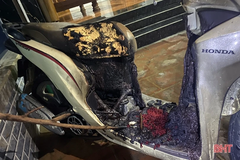 Khởi tố đối tượng nửa đêm đột nhập đốt xe máy người khác ở Hương Khê