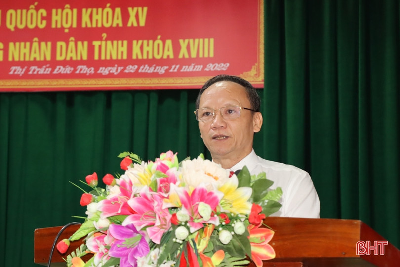 Cử tri các địa phương kiến nghị những vấn đề liên quan đến phát triển sản xuất, xây dựng hạ tầng ảnh 3 Cử tri các địa phương kiến nghị những vấn đề liên quan đến phát triển sản xuất, xây dựng hạ tầng