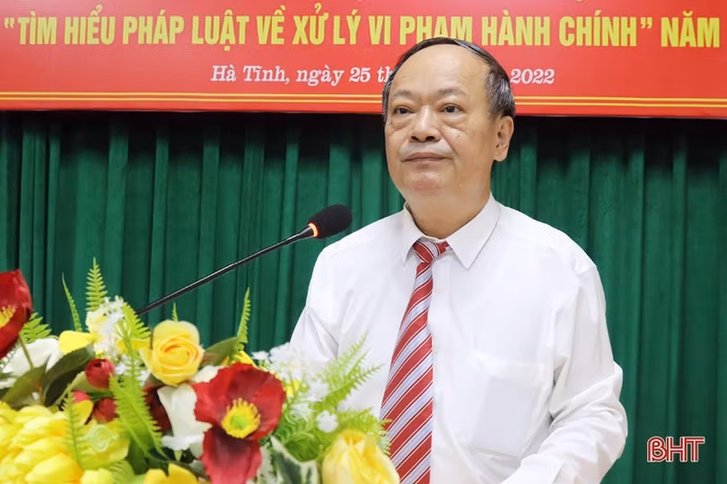 19 thí sinh Hà Tĩnh đạt giải Cuộc thi “Tìm hiểu pháp luật về xử lý vi phạm hành chính”