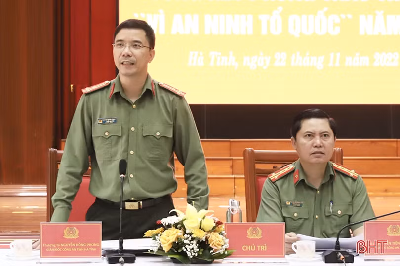 Cụm Thi đua số 5 tổng kết phong trào thi đua “Vì an ninh Tổ quốc” năm 2022