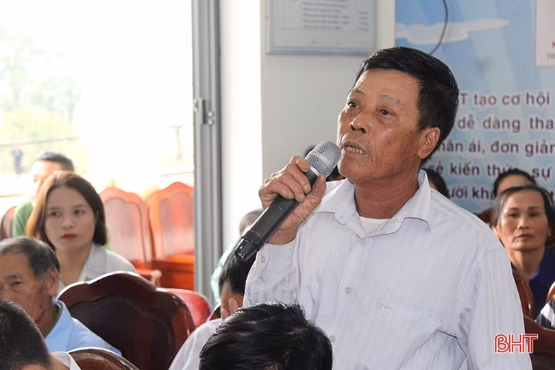 Cử tri các địa phương Hà Tĩnh kiến nghị nhiều vấn đề bức thiết ở cơ sở