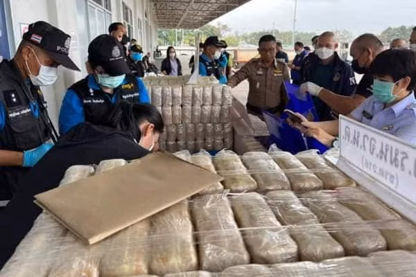 Thái Lan bắt vụ ma túy lớn chuẩn bị tuồn vào Lào
