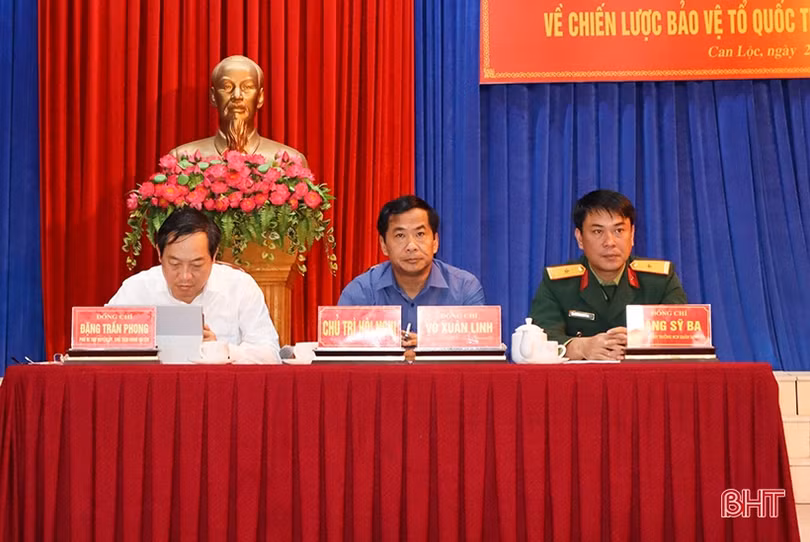 Tiếp tục quán triệt, thực hiện nghiêm túc công tác quân sự, quốc phòng trên địa bàn Can Lộc