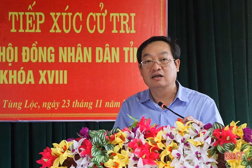 Cử tri các địa phương Hà Tĩnh phản ánh nhiều vấn đề bức thiết ở cơ sở