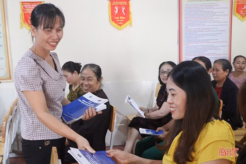 Tích cực lan tỏa mô hình Gia đình có sức khỏe, không khói thuốc” ở Can Lộc