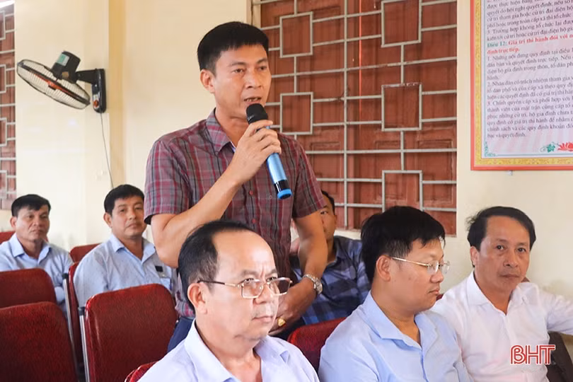 Cử tri các địa phương Hà Tĩnh phản ánh nhiều vấn đề bức thiết ở cơ sở