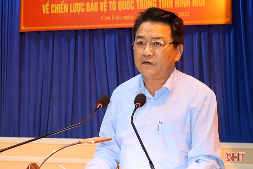 Tiếp tục quán triệt, thực hiện nghiêm túc công tác quân sự, quốc phòng trên địa bàn Can Lộc