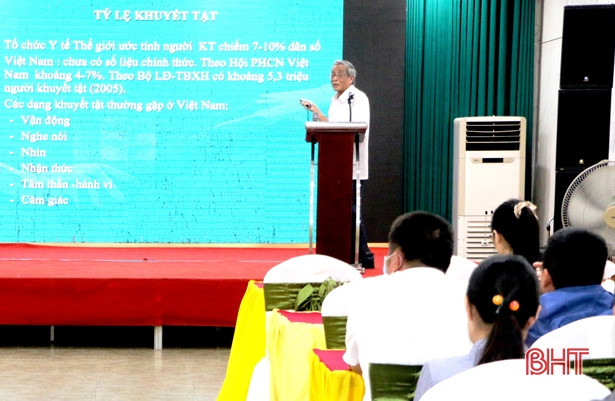 Nâng cao kiến thức phát hiện sớm, can thiệp sớm và phục hồi chức năng cho người khuyết tật