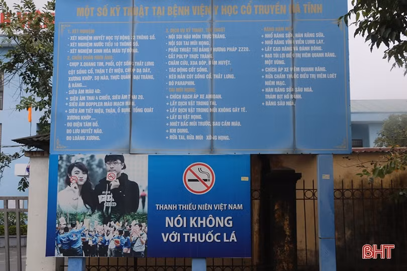 Xây dựng môi trường không khói thuốc lá ở Bệnh viện Y học cổ truyền