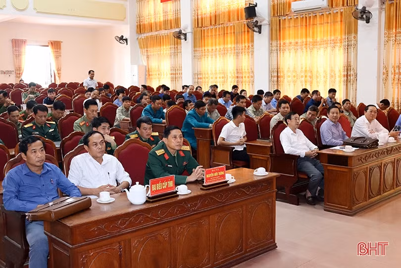 Tiếp tục quán triệt, thực hiện nghiêm túc công tác quân sự, quốc phòng trên địa bàn Can Lộc