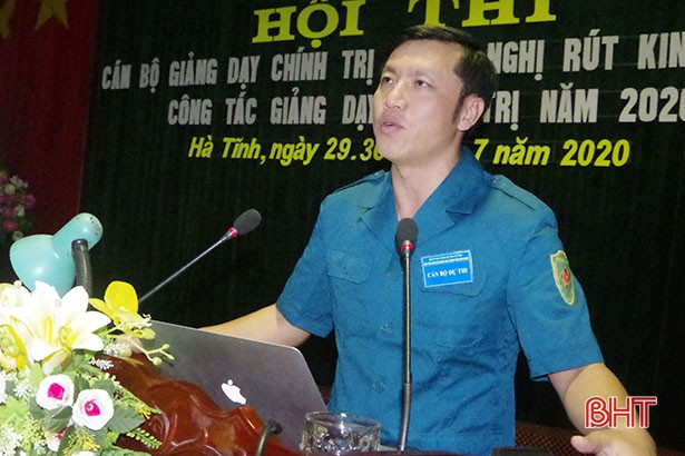 Bế mạc hội thi cán bộ giảng dạy chính trị giỏi 