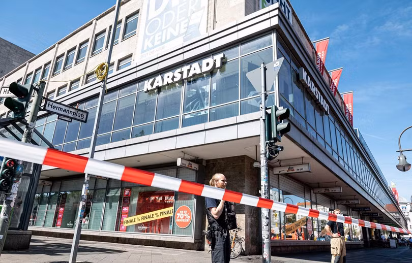 Cướp ngân hàng tại thủ đô nước Đức, nhiều người bị ngộ độc khí lạ