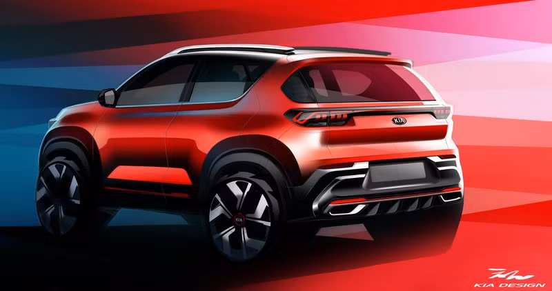Kia Sonet 2021 lộ diện nội thất đầy công nghệ