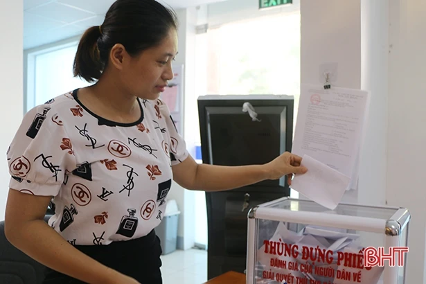 Giải quyết tốt thủ tục hành chính, tạo niềm tin cho người dân TP Hà Tĩnh