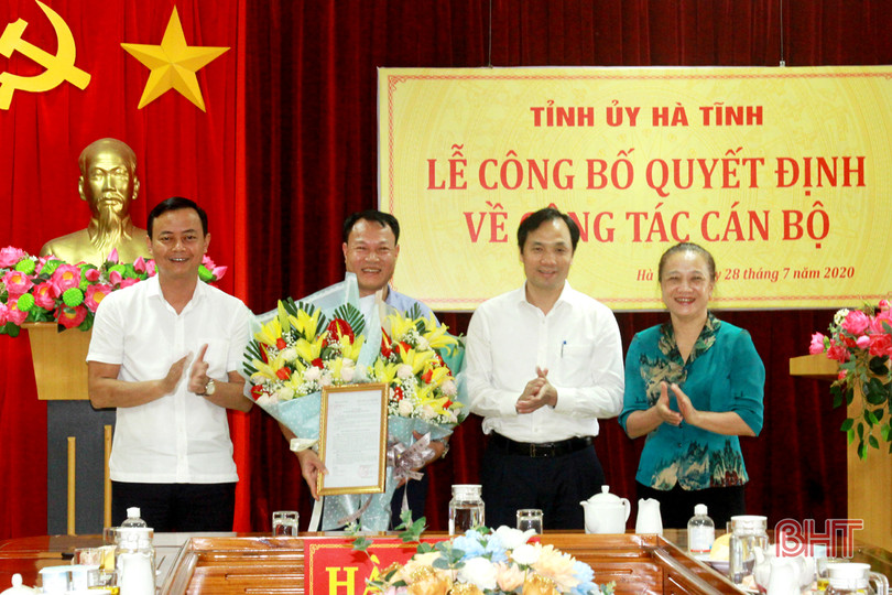 Hà Tĩnh điều động nhiều lãnh đạo sở ngành, địa phương