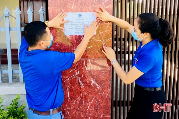 Tuổi trẻ Hà Tĩnh kiện toàn đội hình tình nguyện phòng chống dịch Covid-19