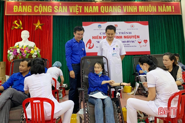 Bổ sung 93 đơn vị máu vào ngân hàng máu sống tỉnh Hà Tĩnh