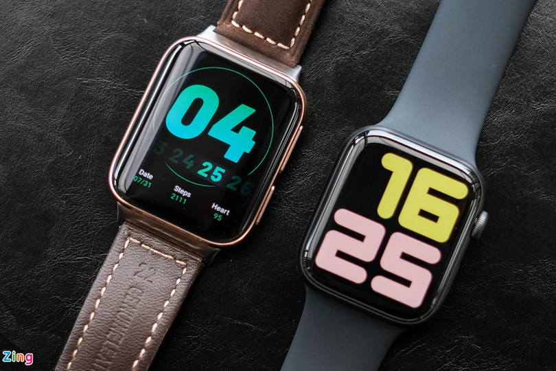 So sánh Apple Watch với Oppo Watch ảnh 2 Oppo Watch “đọ dáng” cùng Apple Watch Series 5
