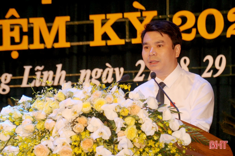 Đồng chí Đặng Thanh Hải tái cử chức Bí thư Thị ủy Hồng Lĩnh