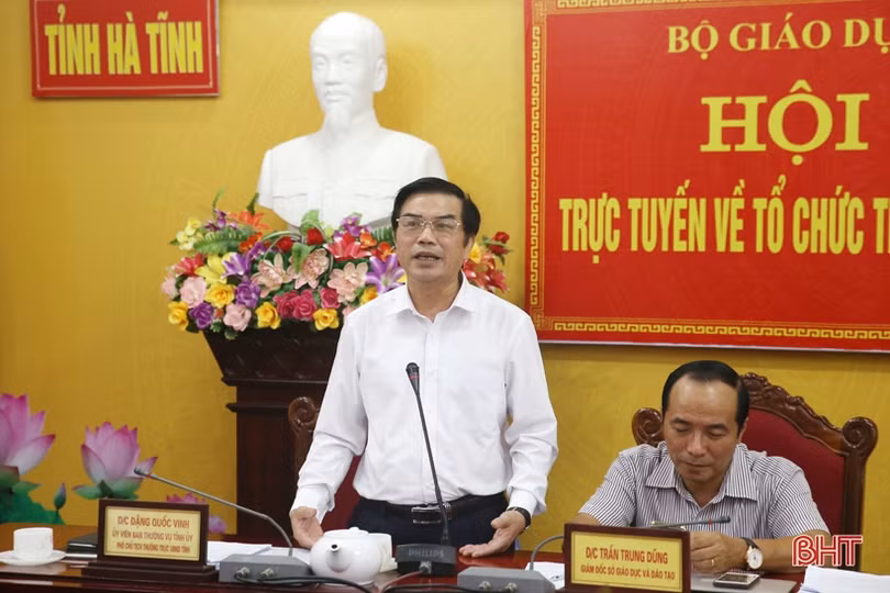 Các điểm thi THPT ở Hà Tĩnh đảm bảo an toàn phòng dịch, bố trí phòng thi dự phòng