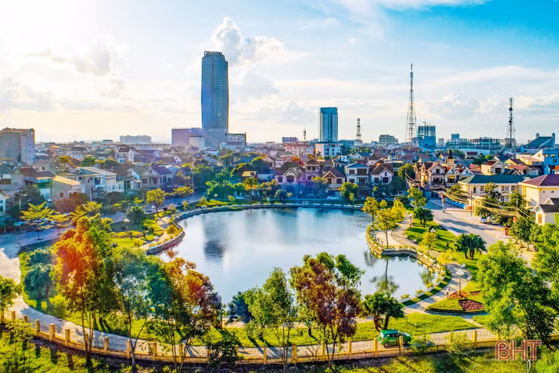 Tỷ lệ phủ kín quy hoạch phân khu đô thị Hà Tĩnh đạt gần 60%