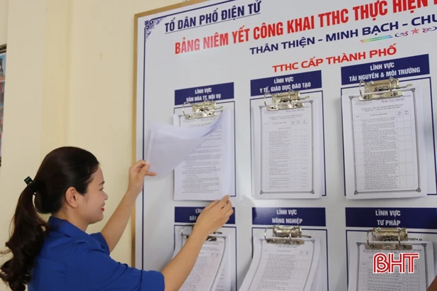 Giải quyết tốt thủ tục hành chính, tạo niềm tin cho người dân TP Hà Tĩnh