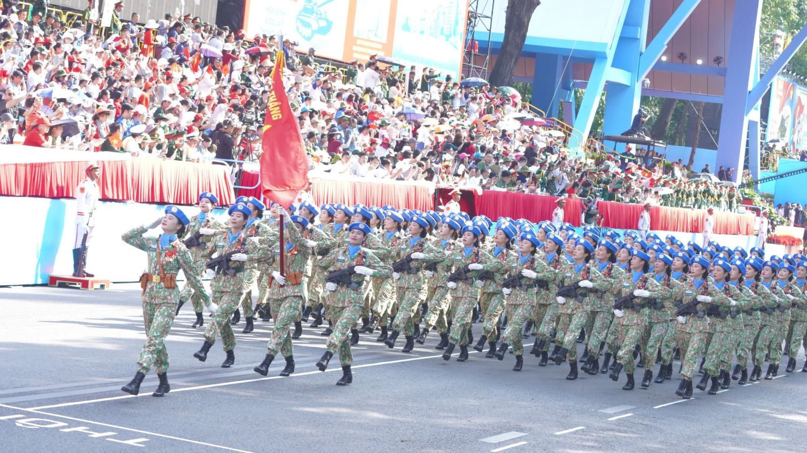 Khối nữ lực lượng gìn giữ hòa bình.