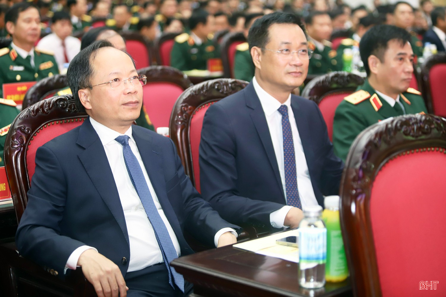 Bí thư Tỉnh ủy Hà Tĩnh Nguyễn Duy Lâm và các đại biểu tại lễ kỷ niệm. bqbht_br_img-5706.jpg