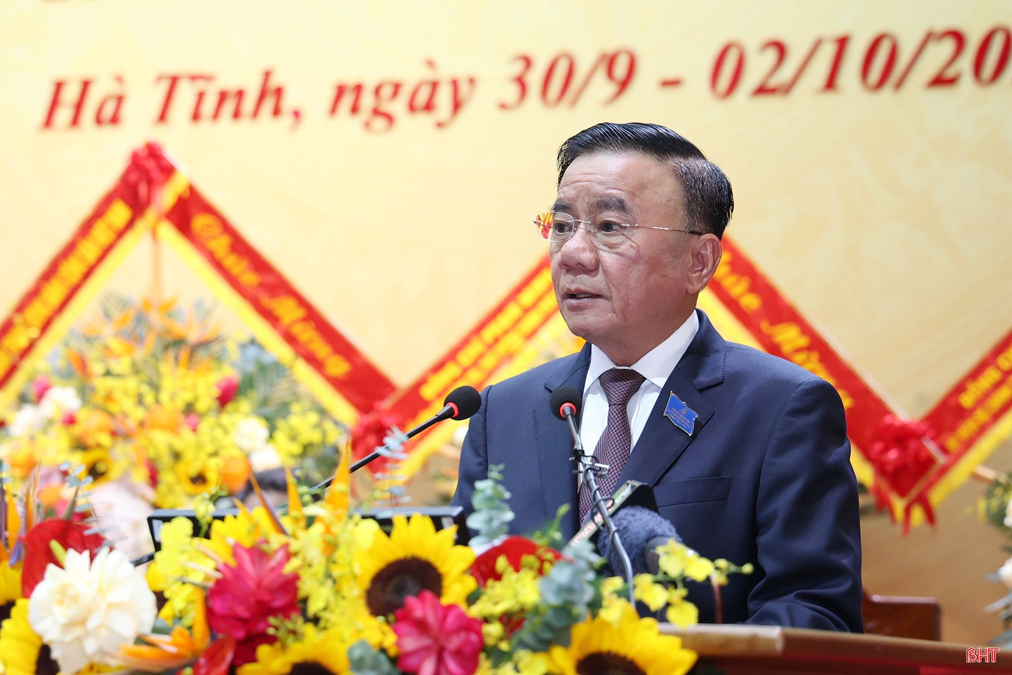 Đồng chí Trần Cẩm Tú - Ủy viên Bộ Chính trị, Thường trực Ban Bí thư phát biểu chỉ đạo tại Đại hội. bqbht_br_tran-cam-tu-2.jpg
