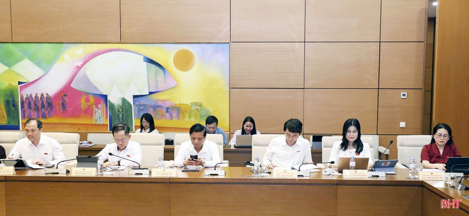 Tổ thảo luận số 14 gồm ĐBQH các tỉnh: Hà Tĩnh, Quảng Ninh, An Giang. bqbht_br_anhdoan2.jpg