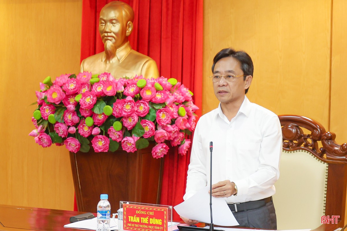 Phó Bí thư Thường trực Tỉnh uỷ Trần Thế Dũng kết luận hội nghị. bqbht_br_img-1010.jpg