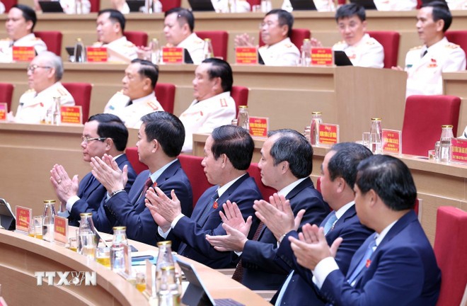 Các đại biểu tham dự đại hội. (Ảnh: Thống Nhất/TTXVN) Các đại biểu tham dự đại hội. (Ảnh: Thống Nhất/TTXVN)