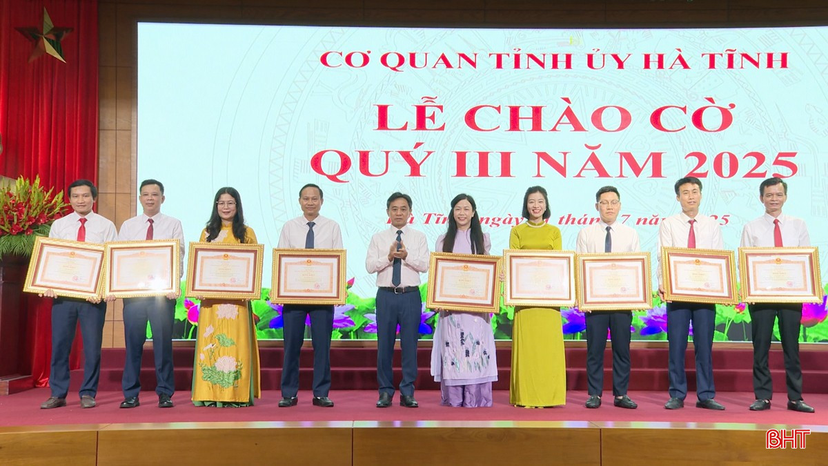 Phó Bí thư Thường trực Tỉnh ủy Trần Thế Dũng trao bằng khen của Thủ tướng Chính phủ cho các cá nhân đạt thành tích xuất sắc. bqbht_br_still0601-00012.jpg