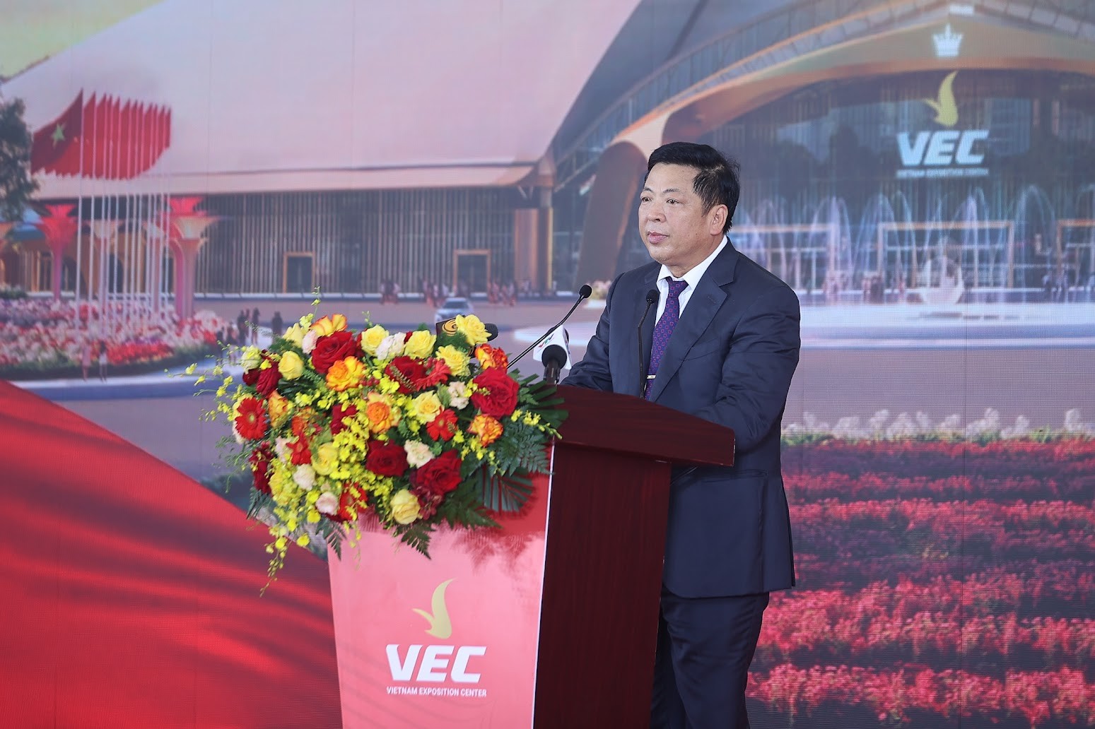 Bộ trưởng Bộ Xây dựng Trần Hồng Minh phát biểu tại buổi lễ - Ảnh: VGP/Nhật Bắc. img9451-17555732673521310855022.jpg
