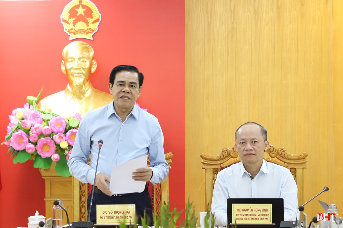 Chủ tịch UBND tỉnh Võ Trọng Hải kết luận cuộc họp. bqbht_br_img-0925.jpg