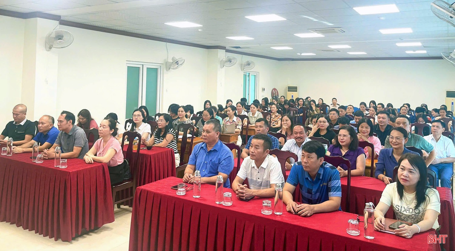 Điểm cầu CDC Hà Tĩnh. Ảnh: Nhật Thắng. bqbht_br_img-6853.jpg