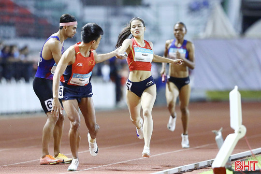 Điền kinh Hà Tĩnh tiếp tục giành huy chương vàng SEA Games 33