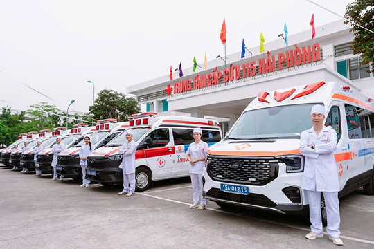 Vingroup hỗ trợ Hải Phòng chuẩn hóa hệ thống cấp cứu ngoại viện theo chuẩn quốc tế