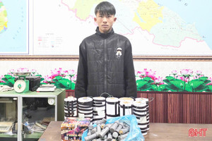 Hà Tĩnh: Chế tạo pháo nổ, nam thanh niên bị khởi tố