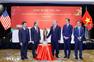 Tổng Bí thư Tô Lâm gặp gỡ bà con cộng đồng người Việt Nam tại Hoa Kỳ