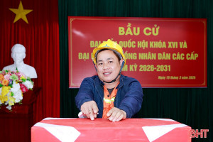 Toàn cảnh ngày bầu cử ở Hà Tĩnh 